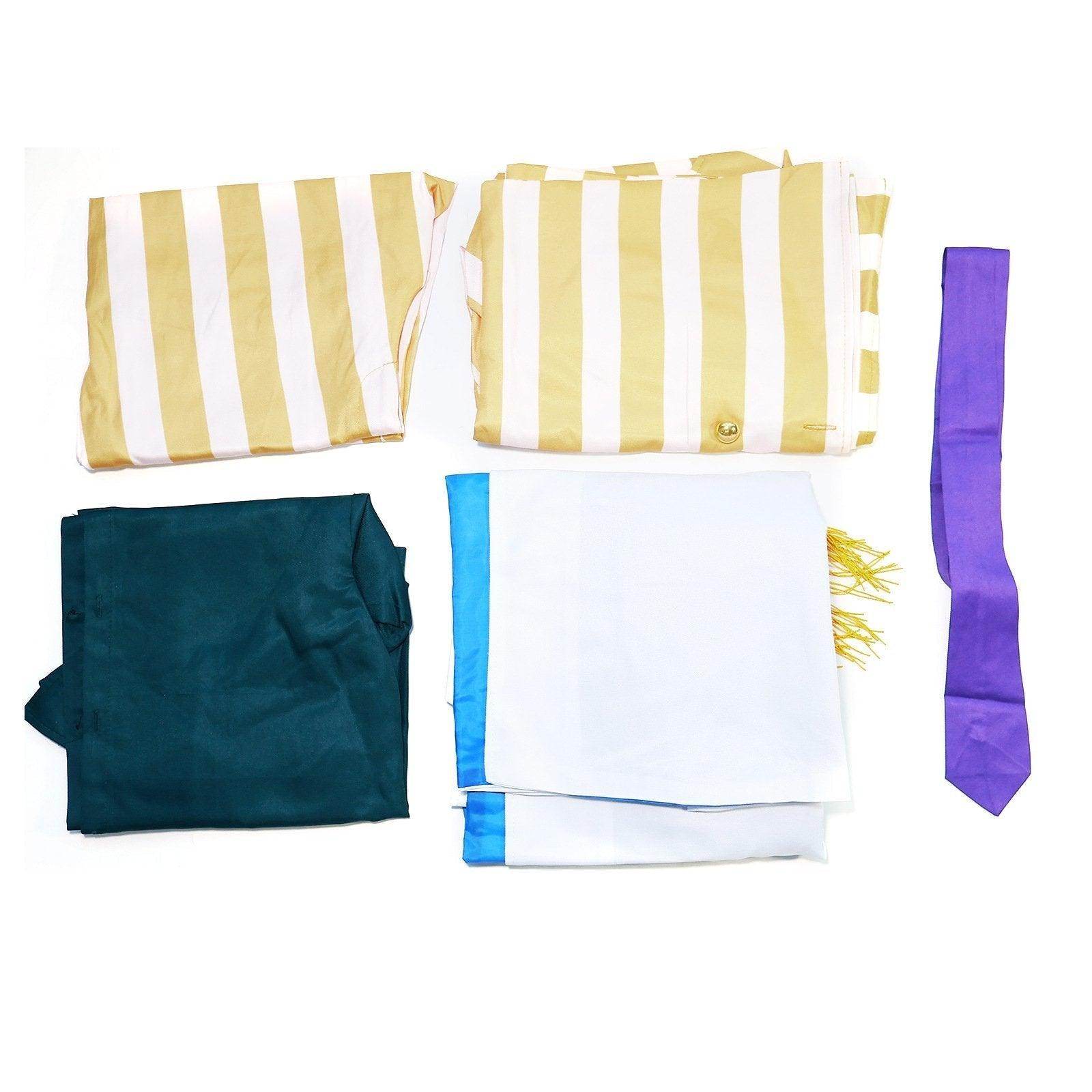 One Piece Wano Country Kizaru Costume Party Carnival Cosplay Full Set - Ecosfun