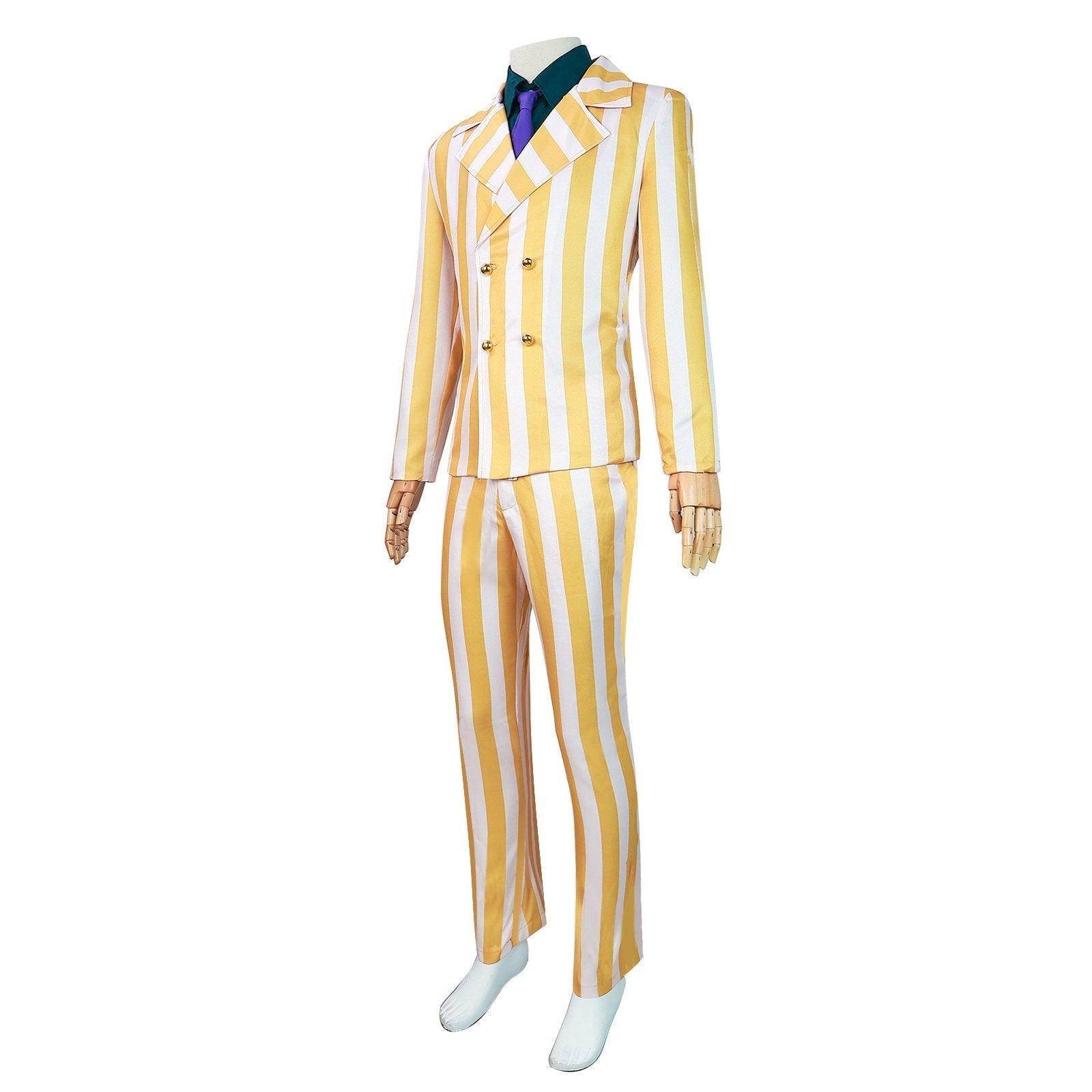One Piece Wano Country Kizaru Costume Party Carnival Cosplay Full Set - Ecosfun