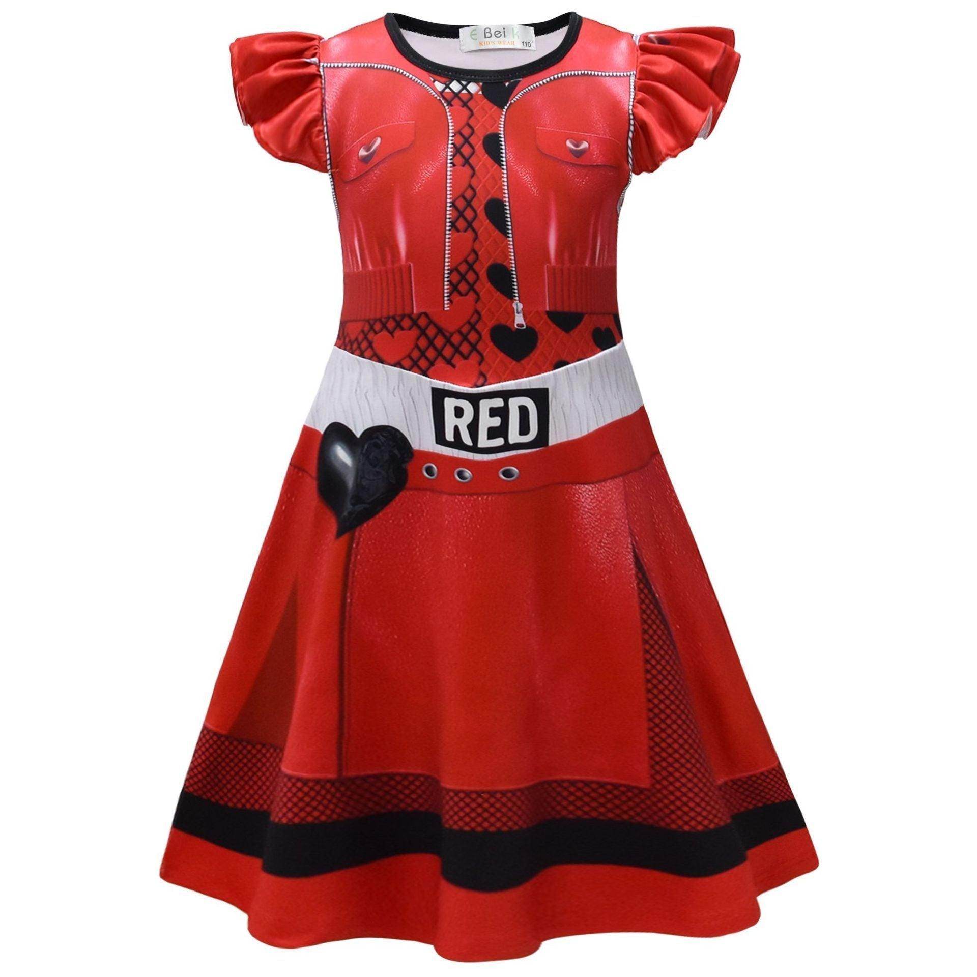 Red from Descendants 4 Queen of Hearts Costume Dresses - Ecosfun