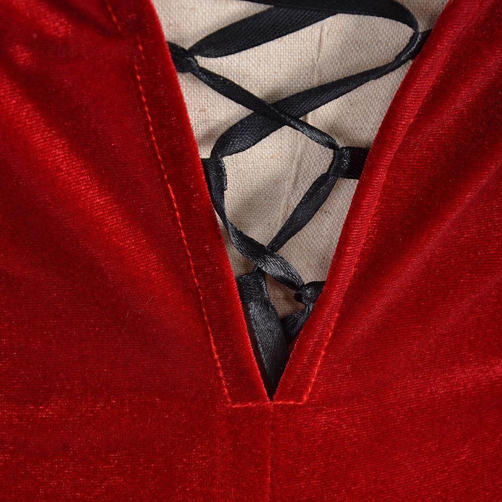 Resident Evil Ada Wong Lunar Costue Sleeveless cheongsam Slit Long Skirt - Ecosfun