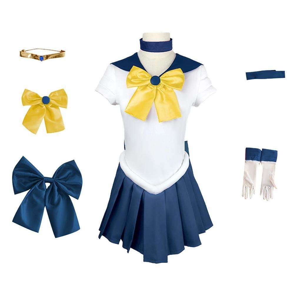 Sailor Moon Sailor Uranus Ten'ou Haruka Costume Uniform Cosplay Dress Halloween - Ecosfun