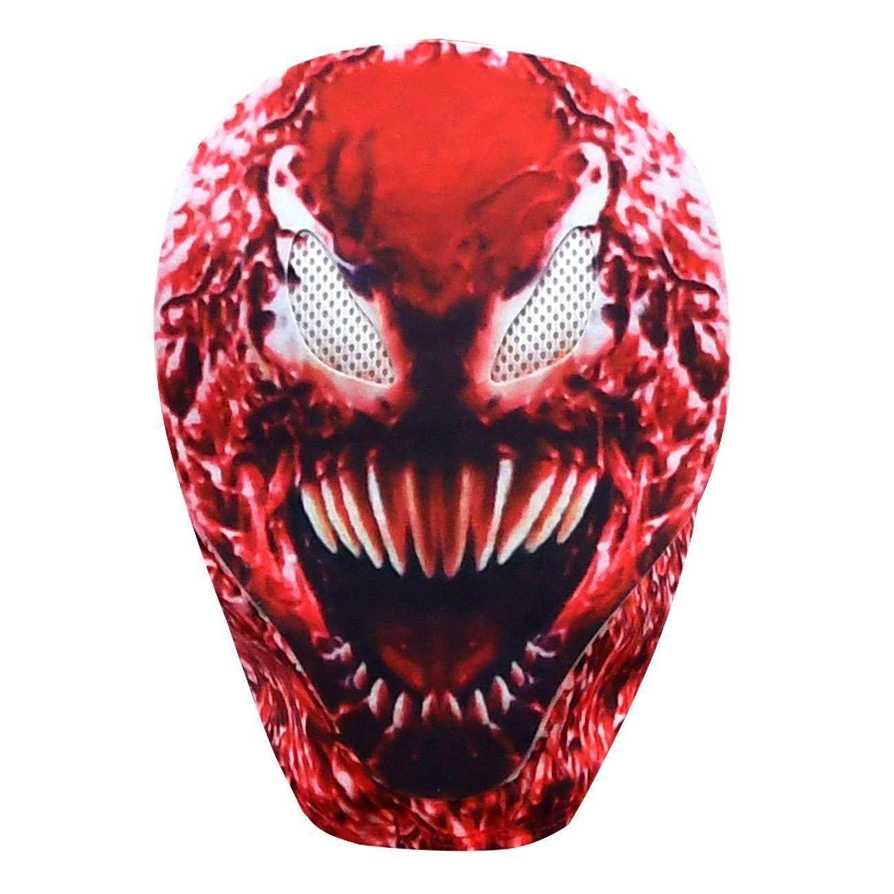 Spider-Man CARNAGE RED VENOM Costume For Kids Deluxe Zentai Cosplay Jumpsuits With Head Mask Halloween - Ecosfun