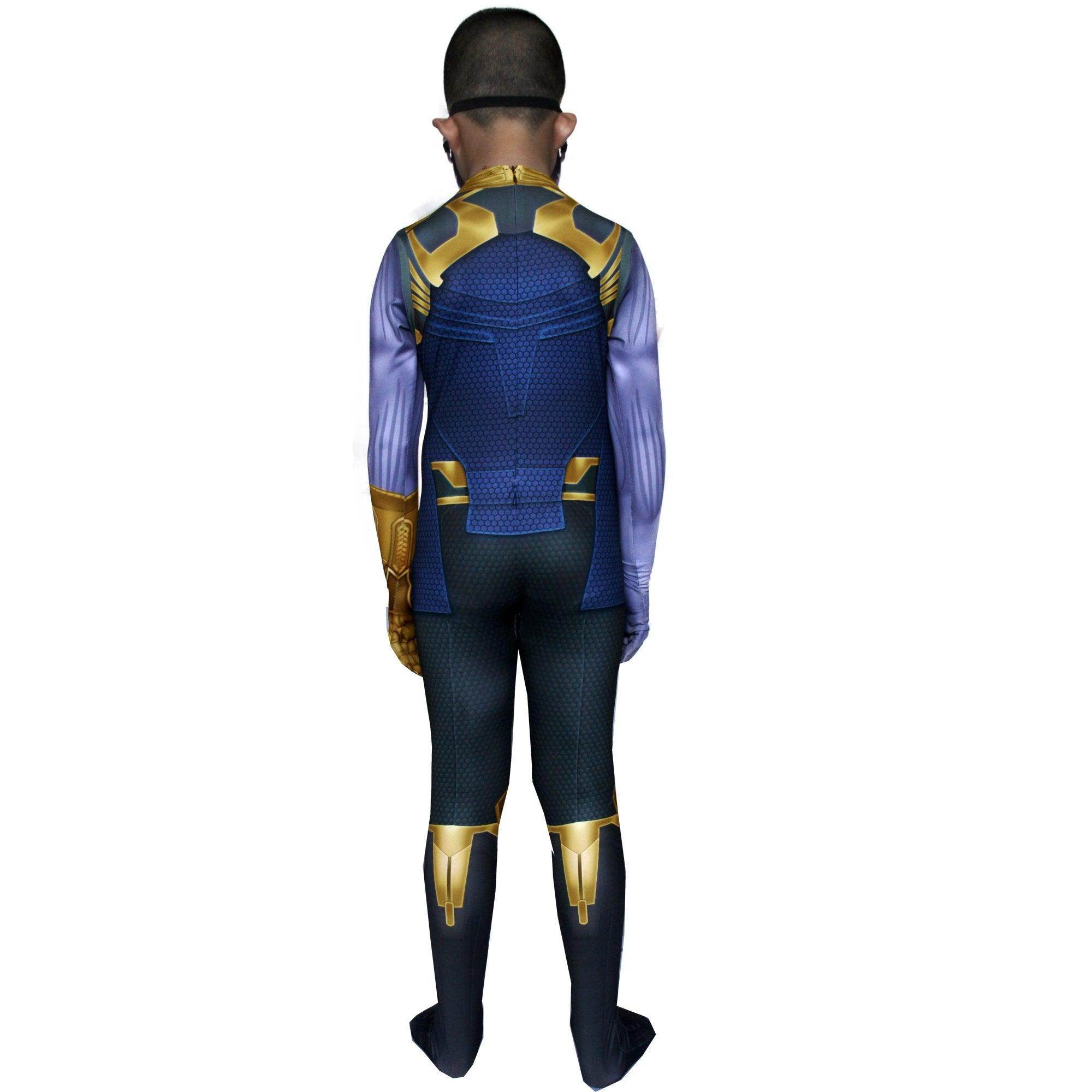 Thanos costume Jumpsuit bodysuits Avengers 4 with mask party cosplay Hallowwen - Ecosfun
