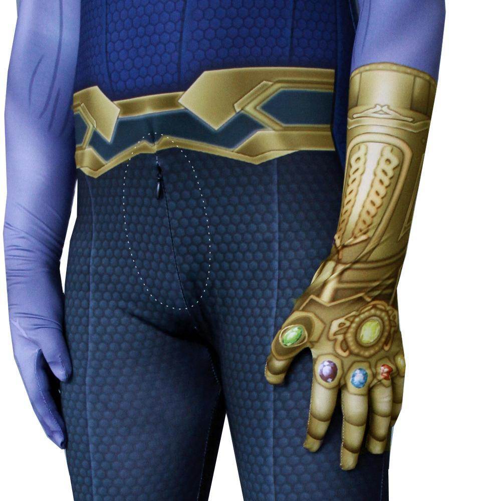 Thanos costume Jumpsuit bodysuits Avengers 4 with mask party cosplay Hallowwen - Ecosfun