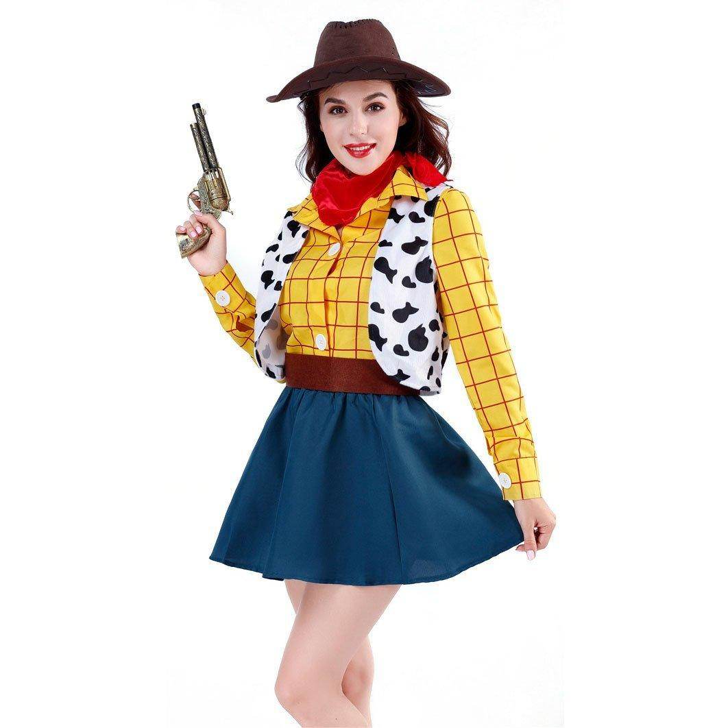 Toy Story 4 Woody Costume Halloween For Women Adult - Ecosfun