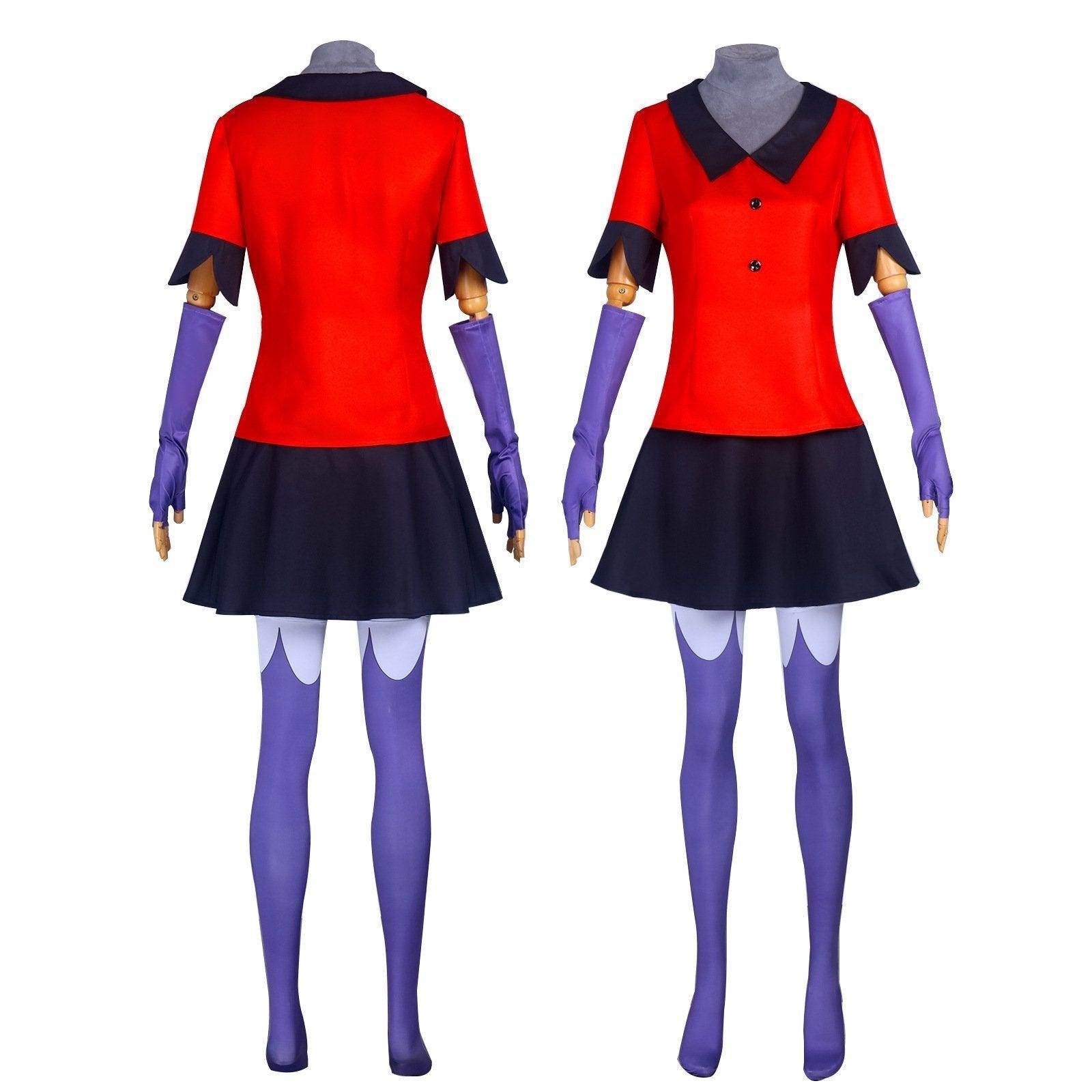 Vaggie Hazbin Hotel Adult Cosplay Costume Outfits Carnival Suit - Ecosfun